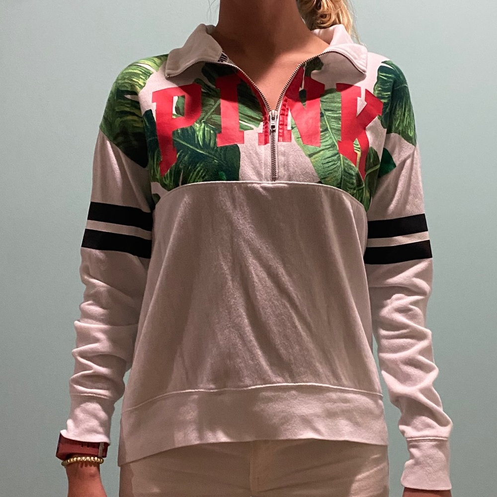 pink pullover